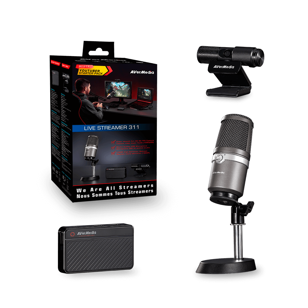 Live Streamer 311 - купить готовый набор для стрима на store.avermedia.com